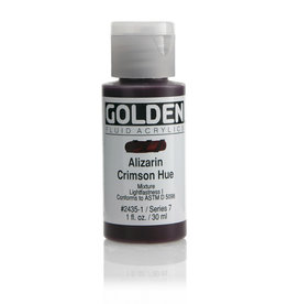 Golden Golden Fluid Acrylics, Alizarin Crimson Historical Hue 1oz Cylinder