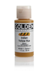 Golden Golden Fluid Acrylics, Indian Yellow Historical Hue 1oz Cylinder