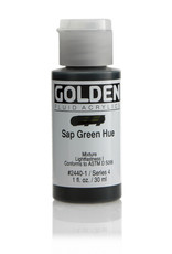 Golden Golden Fluid Acrylics, Sap Green Historical Hue 1oz Cylinder