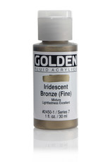 Golden Golden Fluid Acrylics, Iridescent Bronze (Fine) 1oz Cylinder