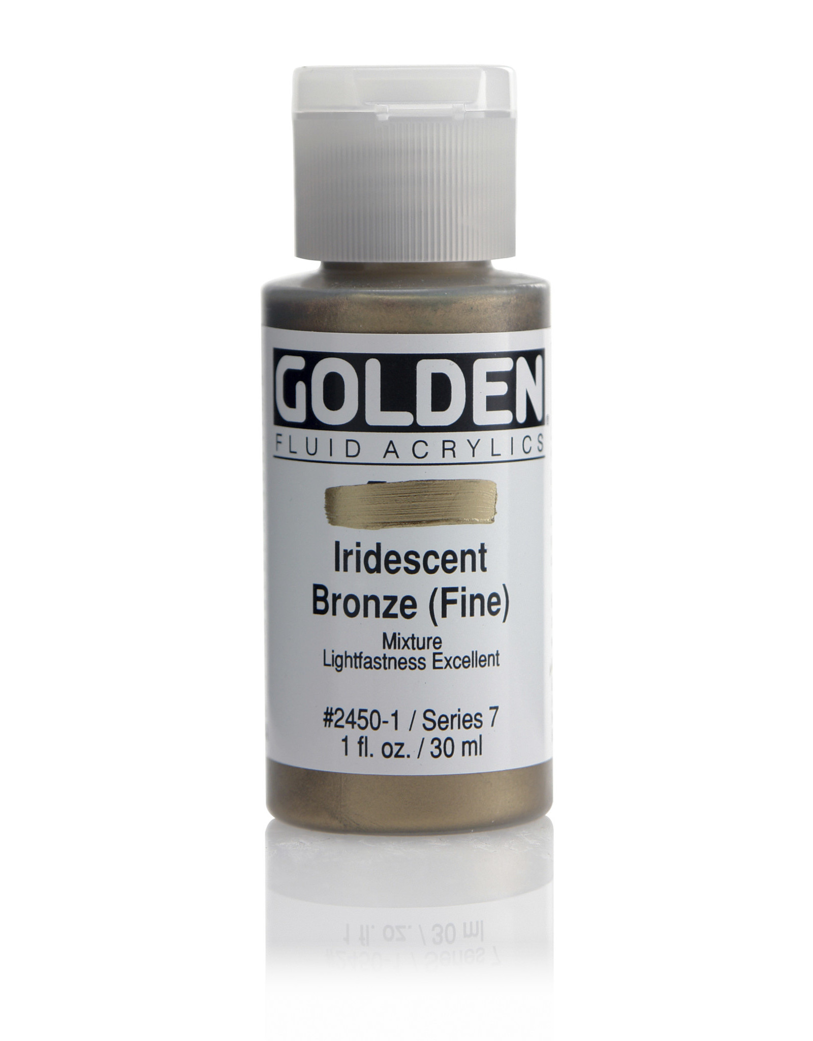 Golden Golden Fluid Acrylics, Iridescent Bronze (Fine) 1oz Cylinder