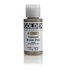 Golden Golden Fluid Acrylics, Iridescent Bronze (Fine) 1oz Cylinder