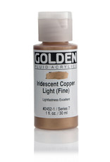 Golden Golden Fluid Acrylics, Iridescent Copper Light (Fine) 1oz Cylinder