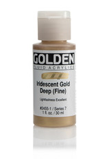 Golden Golden Fluid Acrylics, Iridescent Gold Deep (Fine) 1oz Cylinder
