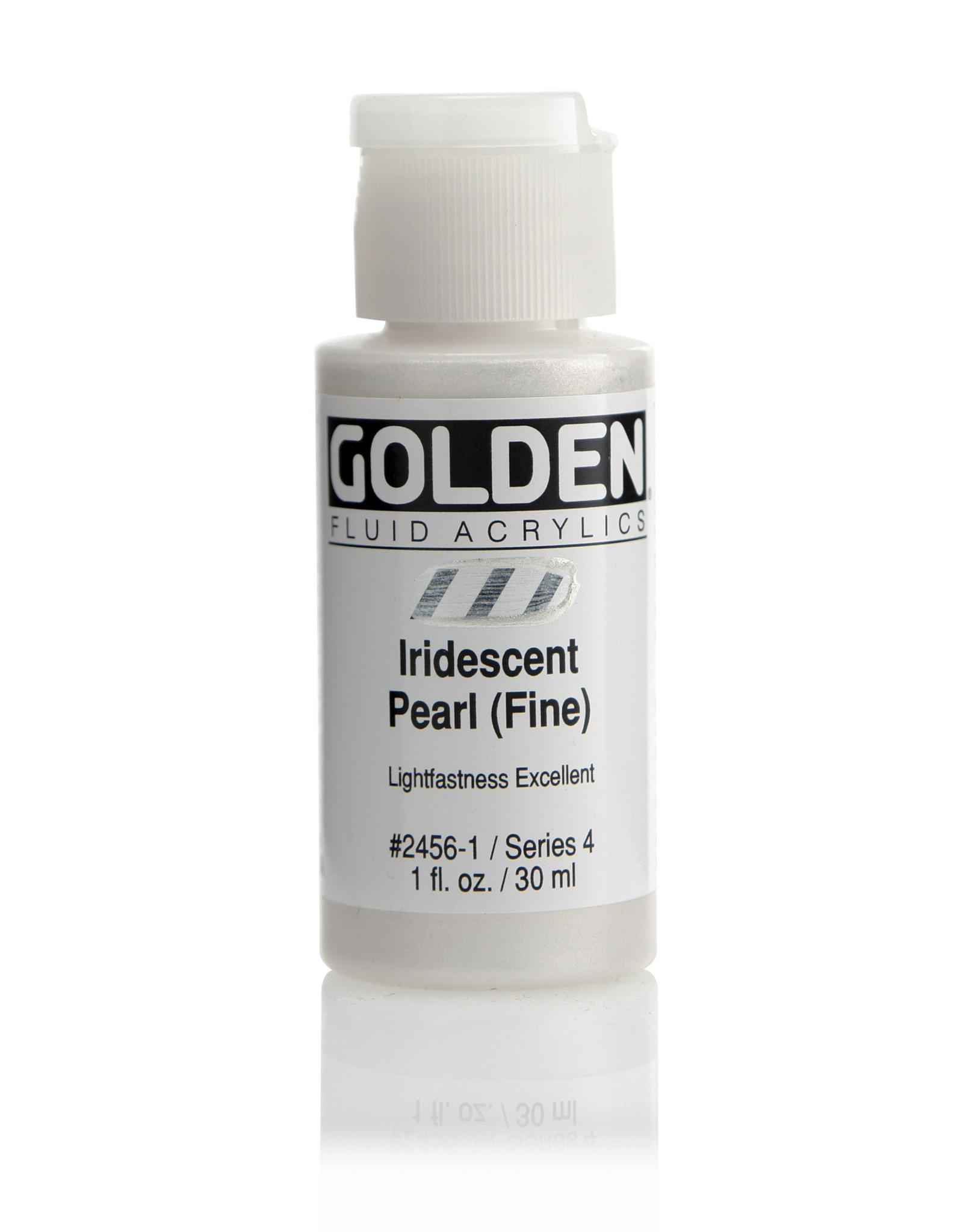 Golden Golden Fluid Acrylics, Iridescent Pearl (Fine) 1oz Cylinder