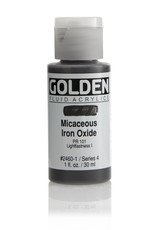 Golden Golden Fluid Acrylics, Iridescent Micaceous Iron Oxide 1oz Cylinder