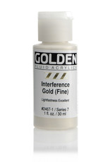 Golden Golden Fluid Acrylics, Interference Gold (Fine) 1oz Cylinder