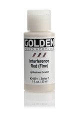 Golden Golden Fluid Acrylics, Interference Red (Fine) 1oz Cylinder