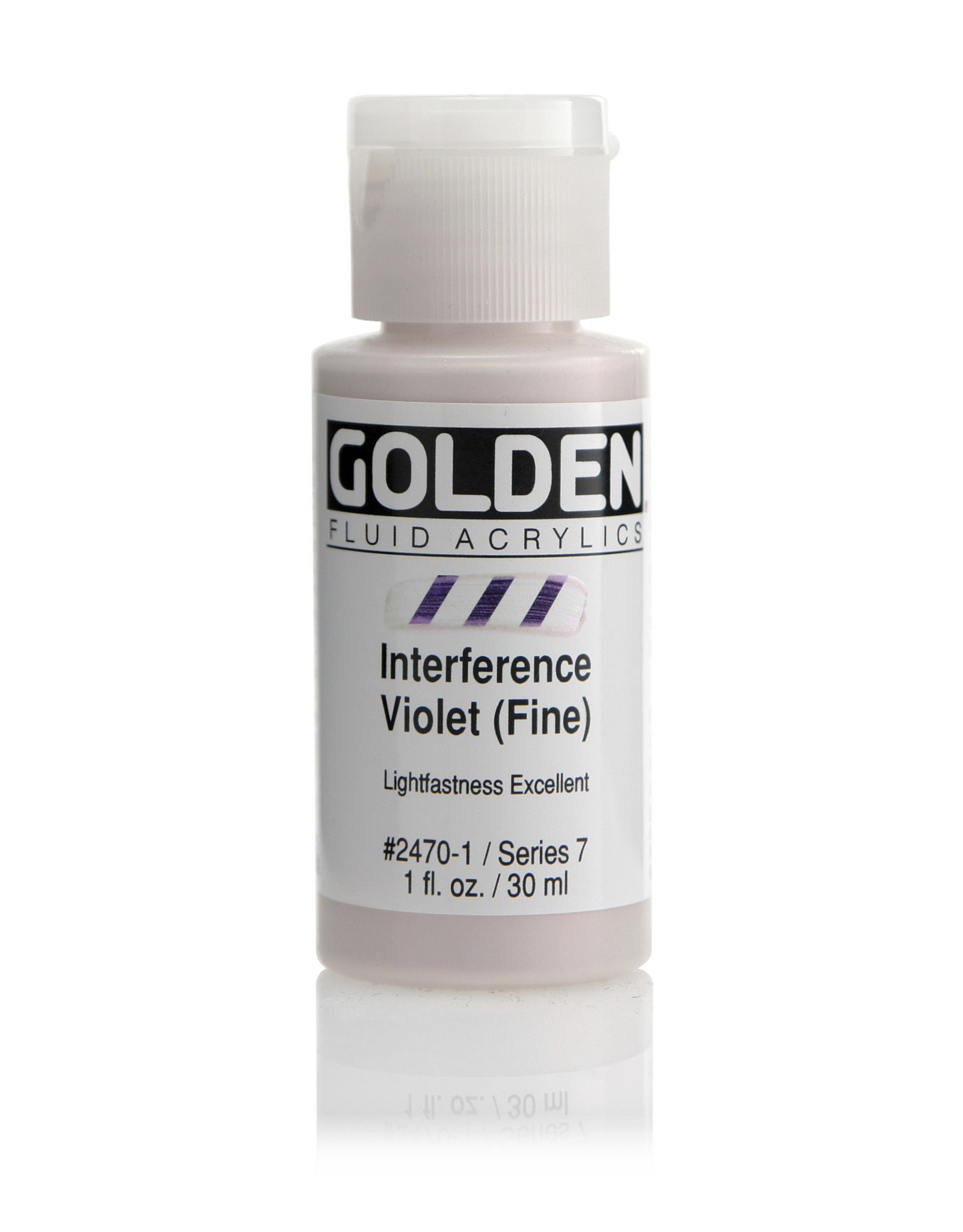 Golden Golden Fluid Acrylics, Interference Violet (Fine) 1oz Cylinder