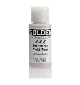 Golden Golden Fluid Acrylics, Interference Violet (Fine) 1oz Cylinder