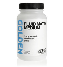 Golden Golden Fluid Acrylics, Matte Medium, 8oz