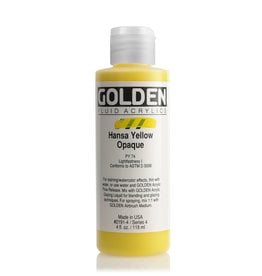 Golden Golden Fluid Acrylics, Hansa Yellow Opaque 4oz
