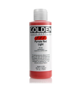 Golden Golden Fluid Pyrrole Red Lt. 4 oz cylinder