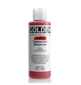 Golden Golden Fluid Acrylics, Cadmium Red Medium Hue 4oz