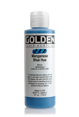 Golden Golden Fluid Acrylics, Manganese Blue Historical Hue 4oz Cylinder