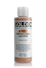 Golden Golden Fluid Acrylics, Iridescent Copper Light (Fine) 4oz Cylinder