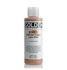 Golden Golden Fluid Acrylics, Iridescent Copper Light (Fine) 4oz