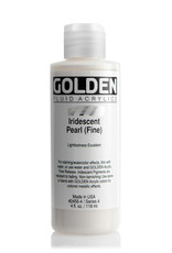 Golden Golden Fluid Acrylics, Iridescent Pearl (Fine) 4oz Cylinder