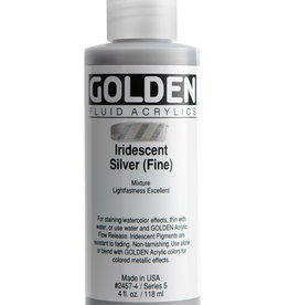 Golden Golden Fluid Iridescent Silver (fine) 4 oz cylinder