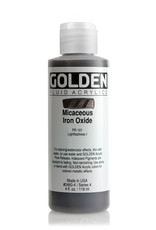 Golden Golden Fluid Acrylics, Iridescent Micaceous Iron Oxide 4oz Cylinder
