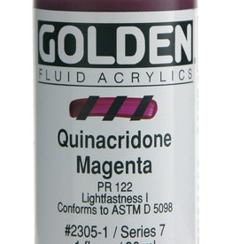 Golden Golden Fluid Quin. Magenta 1 oz cylinder