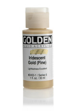 Golden Golden Fluid Acrylics, Iridescent Gold (Fine) 1oz Cylinder