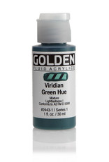 Golden Golden Fluid Acrylics, Viridian Green Historical Hue 1oz Cylinder