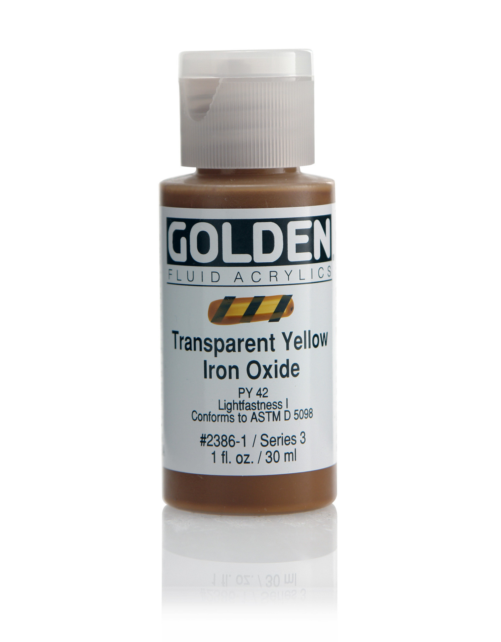 Golden Heavy Body Acrylic - Transparent Yellow Iron Oxide 2 oz.