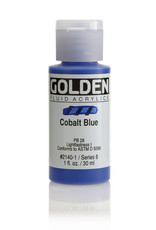 Golden Golden Fluid Acrylics, Cobalt Blue 1oz Cylinder