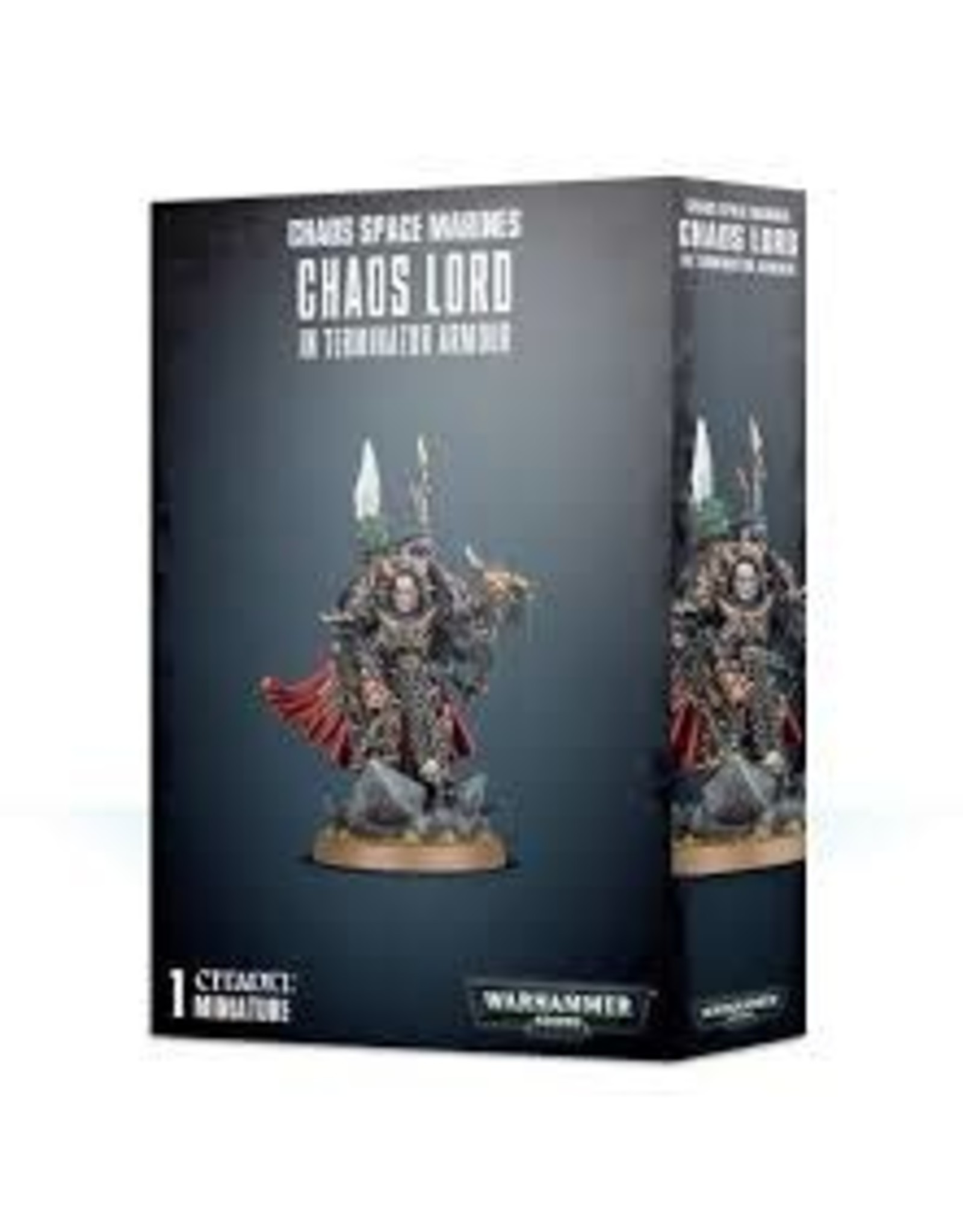 Games Workshop Chaos Space Marines Chaos Lord in Terminator Armour