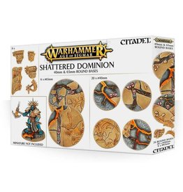 Games Workshop Warhammer AOS Shattered Dominion 40mm & 65mm Round Bases