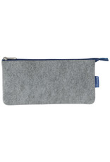 ITOYA Itoya ProFolio Midtown Pouch, Grey and Blue, 4” x 7”