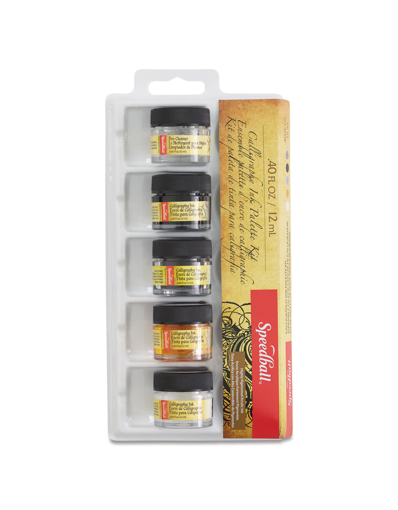 SPEEDBALL ART PRODUCTS Speedball Calligraphy Pigmented Acrylic Ink, Set of 5