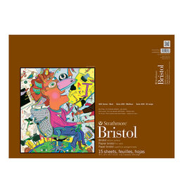 Strathmore Strathmore 400 Series Bristol Pad, Vellum, 18" x 24"