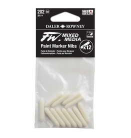 Daler-Rowney Daler-Rowney FW Paint Marker Nib Set of 12, 2-4mm, Round