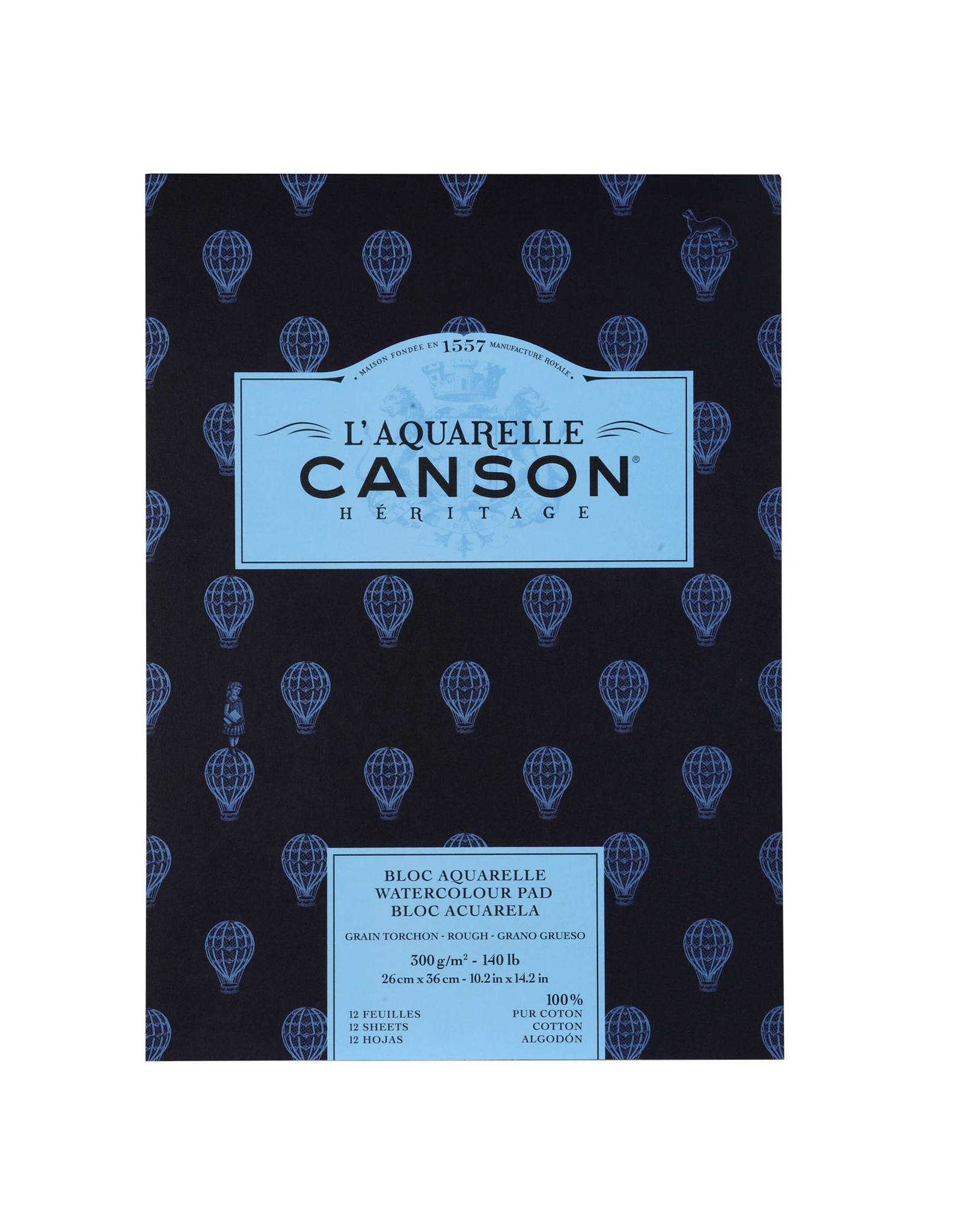 Canson Canson Heritage Aquarelle Rough Pad, 10" x 14"