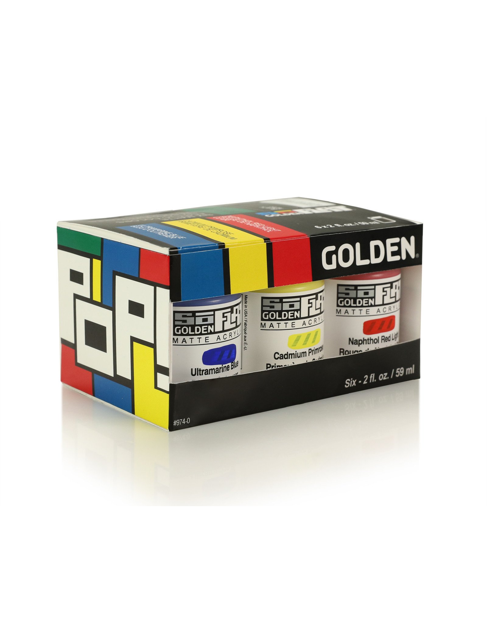 Golden Golden SoFlat Pop Color Set of 6