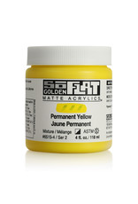 Golden Golden SoFlat Acrylic Paint, Permanent Yellow 4oz