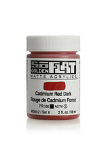 Golden Golden SoFlat Acrylic Paint, Cadmium Red Dark 2oz