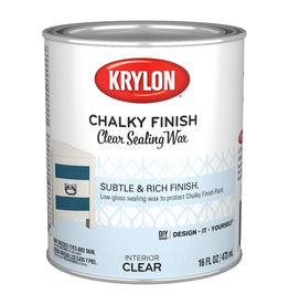 CLEARANCE Krylon Clear Sealer Chalky Finish Wax Pint