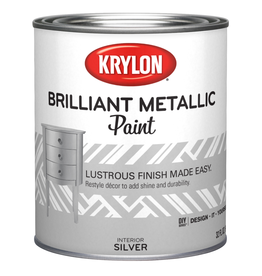 Krylon Silver Brilliant Metallic Quart - The Art Store/Commercial Art Supply