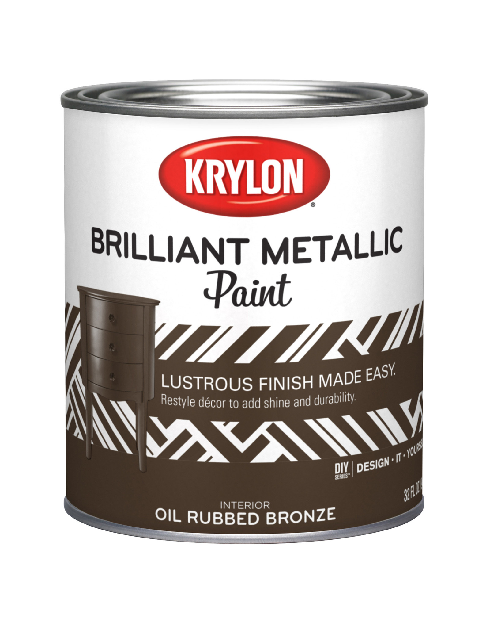 CLEARANCE Krylon Pearlescent Brilliant Metallic Quart