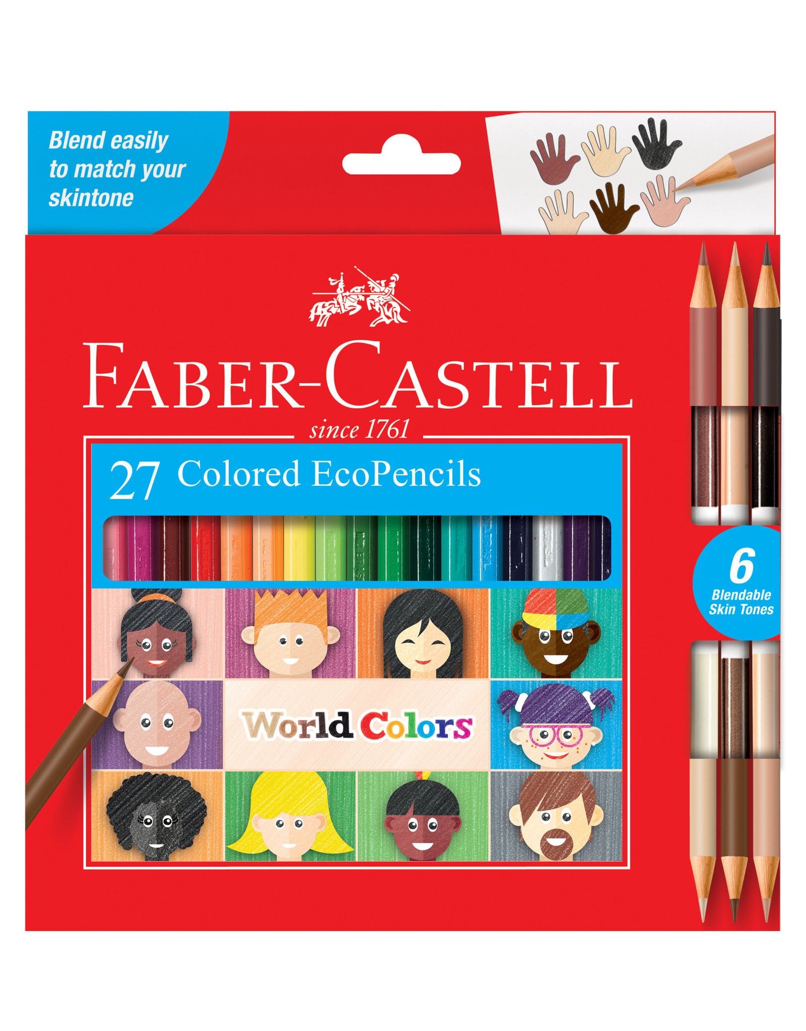FABER-CASTELL Faber-Castell Grip Triangular EcoPencils, Set of 27