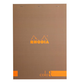 Rhodia Rhodia ColoR Pad, Lined 70 sheets, 8 1/4 x 11 3/4, Taupe Cover