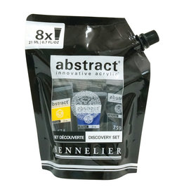 Sennelier Abstract Acrylic 8-Color Discovery Set