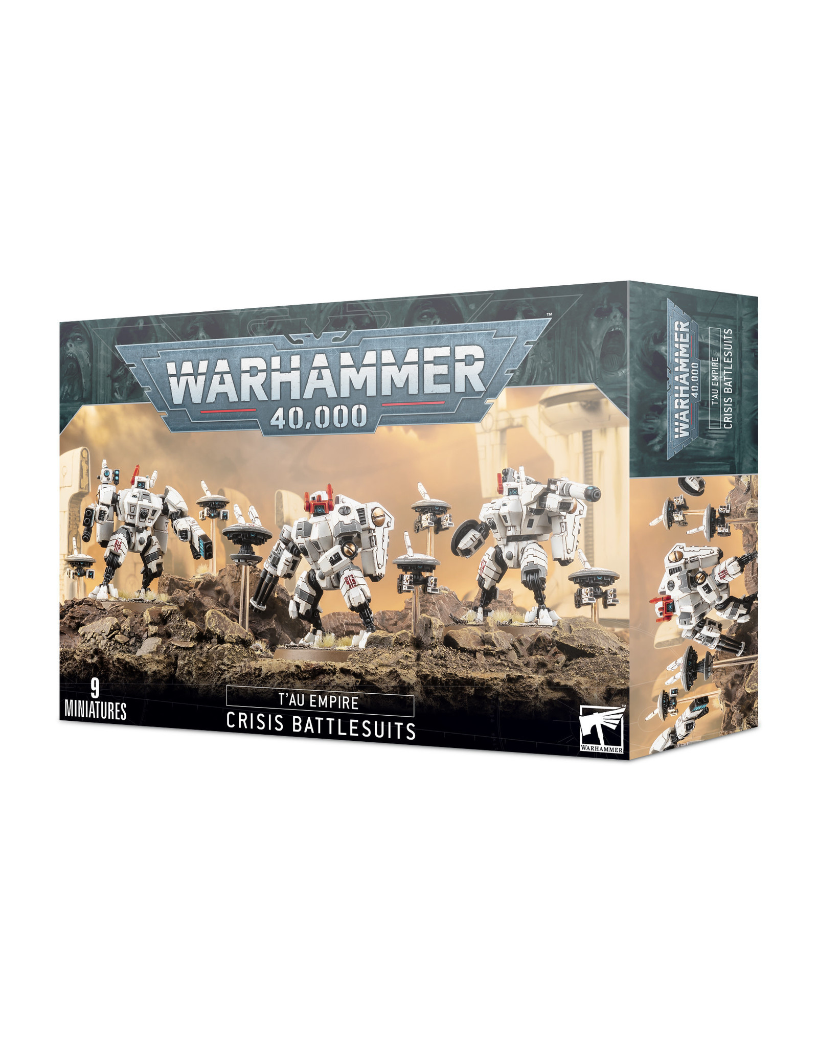 Games Workshop T'au Empire Crisis Battlesuits  (Fireknife / Starscythe / Sunforge)