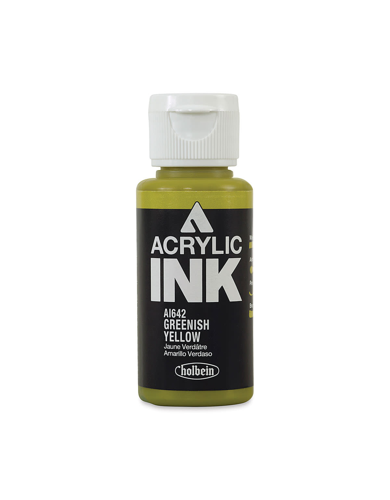 CLEARANCE Holbein Acrylic Ink, Greenish Yellow, 30ml