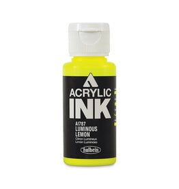 CLEARANCE Holbein Acrylic Ink, Luminous Lemon, 30ml