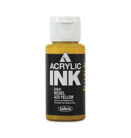 CLEARANCE Holbein Acrylic Ink, Nickel Azo Yellow, 30ml