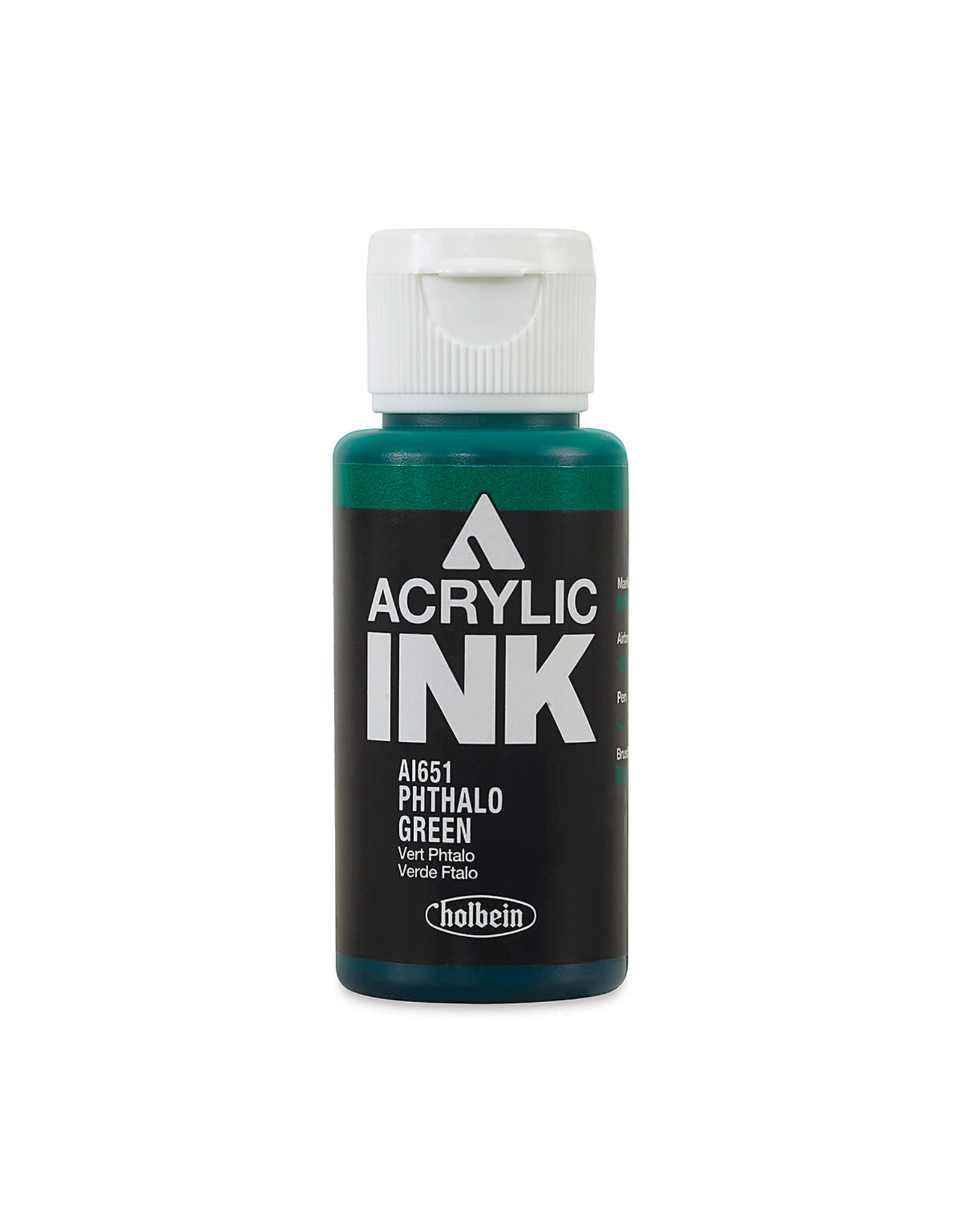 CLEARANCE Holbein Acrylic Ink, Phthalo Green, 30ml